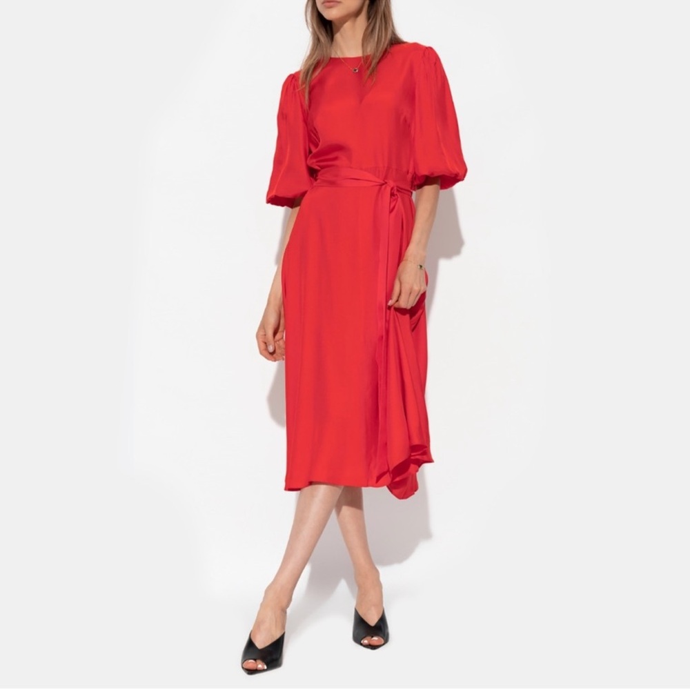 ♠️Kate Spade Silk-blend Matinee Midi silk blend Dress
